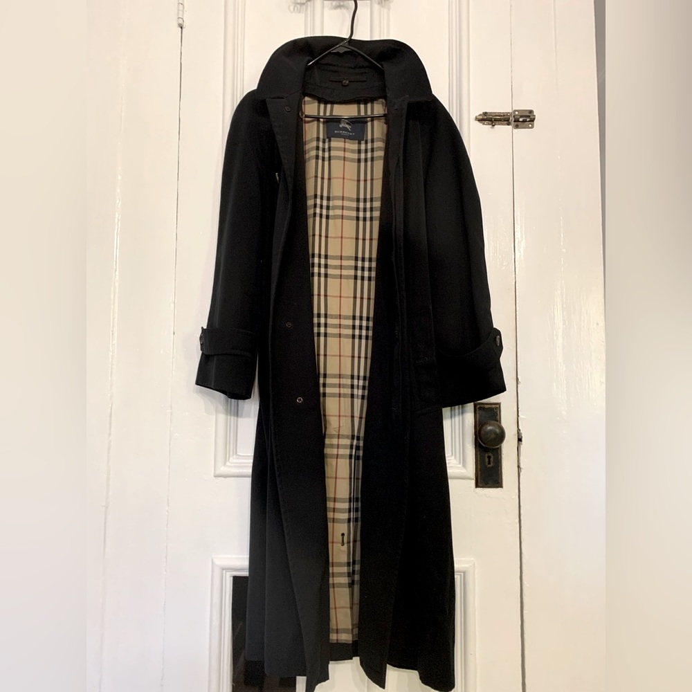 Burberry trench coat Black
